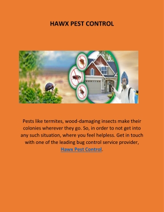 Hawx Pest Control