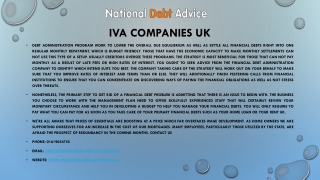 Iva Companies UK