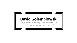 David Golembiowski (New York) - Highly Capable Professional