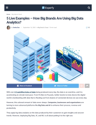 5 Live Examples – How Big Brands Are Using Big Data Analytics?