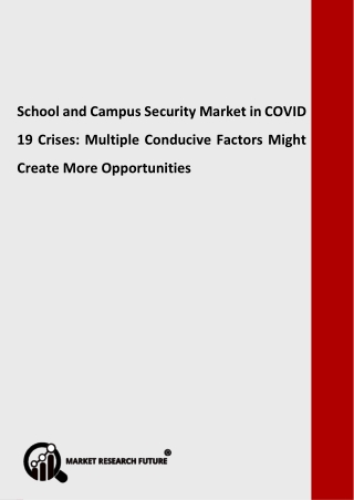 Global School and Campus Security Market Research Report – Global Forecast till 2025
