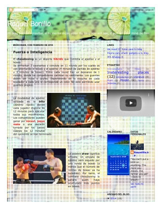 Raquel Bonillo Fuerza o Inteligencia Chess Boxing