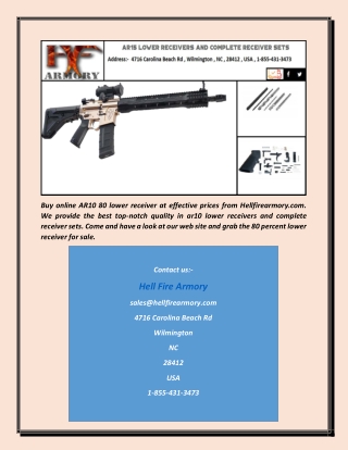 Shop AR10 Lower Blueprint | Hell Fire Armory