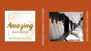 Bridal Stores Are Top Destination For Bridal Gowns