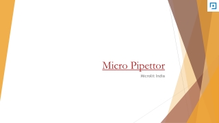 Micro Pipettor