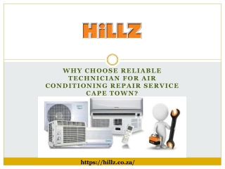 Why choose reliable technician for Air Conditioning repair service Cape Town?