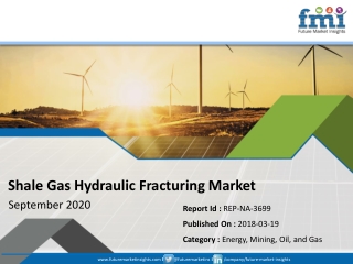 COVID-19 to Have Significant Effect on Worldwide Adoption of Shale Gas Hydraulic Fracturing in 2020