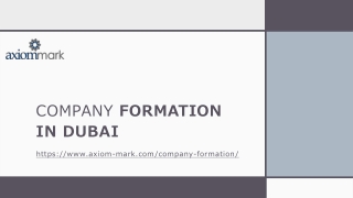 Company Formation in Dubai