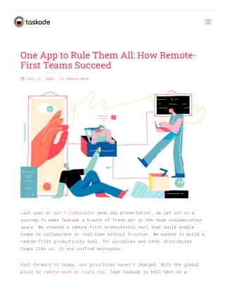 One App to Rule Them All: How Remote-First Teams Succeed