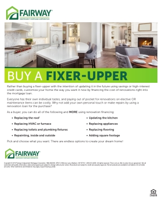 Buy A Fixer-Upper