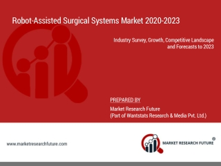 Robot Assisted Surgical Systems Market 2020 Trends, Sales, Supply, Industry