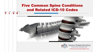 Five Common Spine Conditions and Related ICD-10 Codes