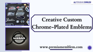 Premium Emblem | Stylish Custom Plastic 3D Nameplates