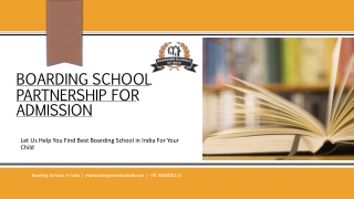 Connect with right Parents with Boarding School Partnership program for Admission