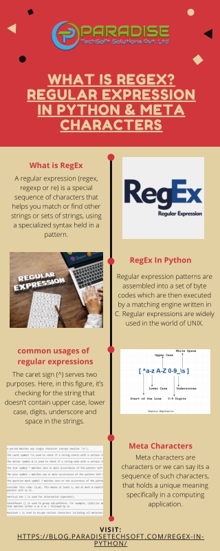 What is RegEx? Regular Expression in Python & Meta Characters