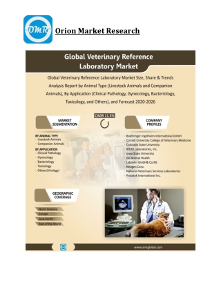 Veterinary Reference Laboratory Market Size, Competitive Analysis, Share, Forecast- 2020-2026