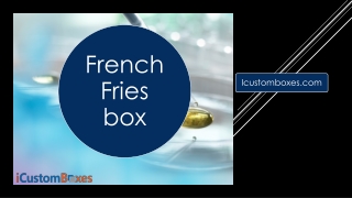 French fries boxes wholesale