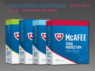www.McAfee.com/Activate - Enter your code - Activate McAfee