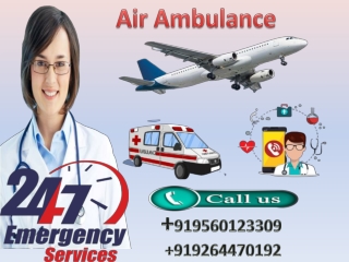 Get Special Medivic Air Ambulance Service in Dimapur and Dibrugarh with MD Doctor