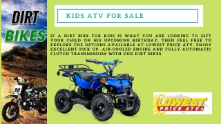 Kids Atv