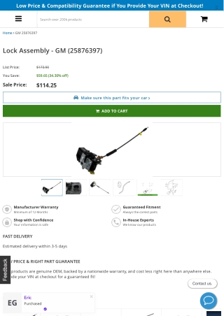 Lock Assembly - GM