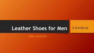 Leather Shoes for Men