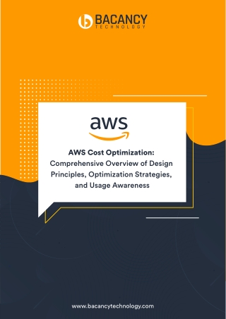 AWS Cost Optimization- Whitepaper