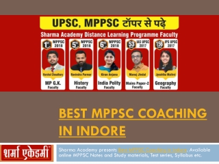 Best MPPSC Coaching in Indore