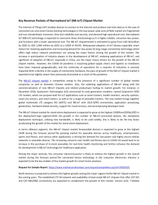 Narrowband IoT (NB-IoT) Chipset Market by Device, Deployment Type | COVID-19 Impact Analysis | MarketsandMarkets