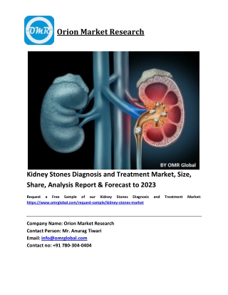 Kidney Stones Diagnosis and Treatment Market Size, Industry Trends, Share and Forecast 2018-2023