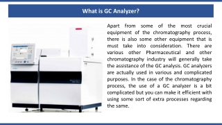 What is GC Analyzer?