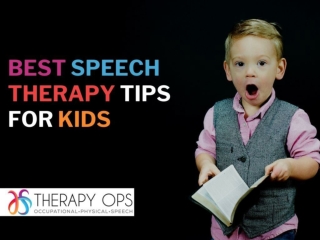 Best Speech therapy tips and Services for Kids at Home