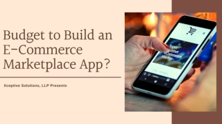 How Much Should be the Budget to Build an E-Commerce Marketplace App?