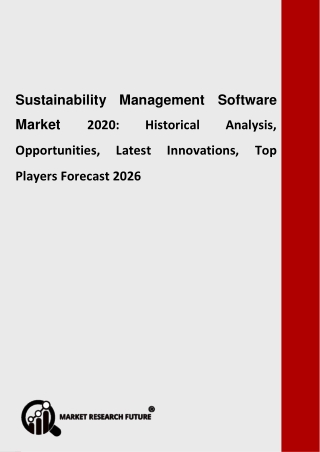 Sustainability Management Software Market Creation, Revenue, Price and Gross Margin Study with Forecasts to 2026