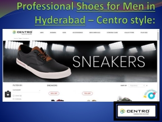 Professional Shoes for Men in Hyderabad – Centro style: