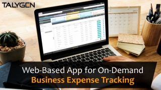 Web-Based App for On-Demand Business Expense Tracking