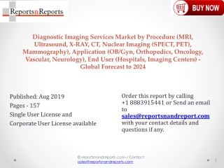 Latest Diagnostic Imaging Services Market Report |RadNet Inc, Sonic Healthcare, Dignity Health