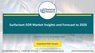 Surfactant EOR Market Insights and Forecast to 2026
