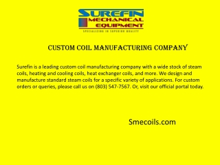 Smecoils.com - Custom Coil Manufacturing Company