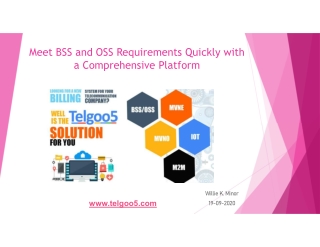 Meet BSS and OSS Requirements Quickly with a Comprehensive Platform