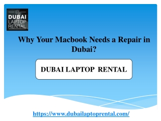 Why Your Macbook Needs a Repair in Dubai?