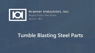 TB Series - Abrasive Blasting System | Kramer Industries Inc.