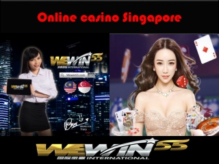 playing online slots or online casino singapore