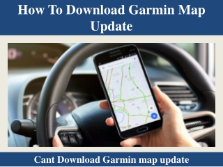 How To Download Garmin Map Update