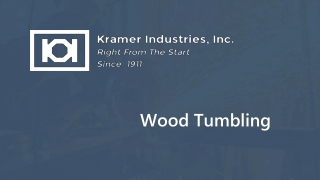 Wood Tumbling | TB Series - Abrasive Blasting System | Kramer Industries Inc.