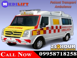 Get Medilift Road Ambulance Service in Gaya and Patna at Low-Cost - Emergency Patient Shifting