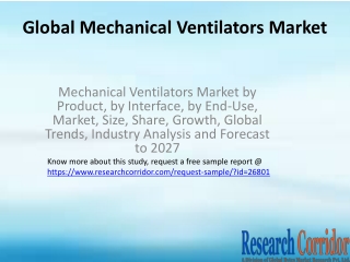 Mechanical Ventilators Market by Product, by Interface, by End-Use, Market, Size, Share, Growth, Global Trends, Industry