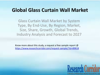 Glass Curtain Wall Market by System Type, By End-Use, By Region, Market, Size, Share, Growth, Global Trends, Industry An
