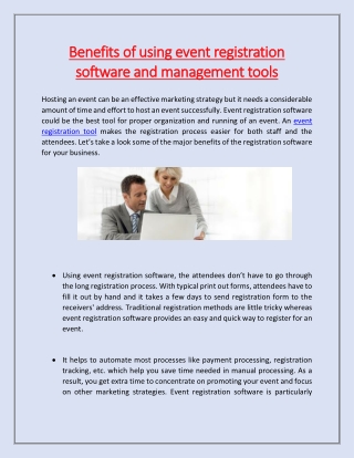 Benefits of using event registration software and management tools