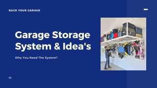 Rack Your Garage: garage storage system